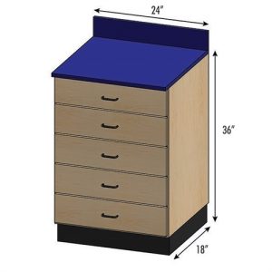 Pivotal Health Stor-Edge Medical Base Cabinet - 5 Drawers