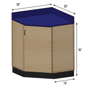 Pivotal Health Stor-Edge Medical Base Cabinet - Corner Unit