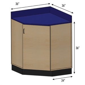 Pivotal Health Stor-Edge Medical Base Cabinet - Corner Unit