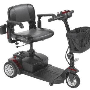 Spitfire EX2 3-Wheel Compact Travel Scooter with 12AH Battery