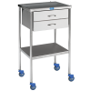 Pedigo SG-80-C-SS Utility Table with Shelf and Drawer (No Rail)