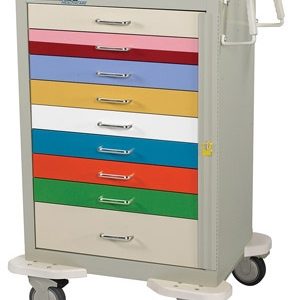 Lakeside Aluminum 9-Drawer Pediatric Cart