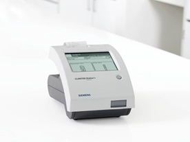 CLINITEK Status+ Analyzer w/ 4 CLINITEK Microalbumin 2 Reagent Test Strips & 1 Multistix 10 SG Reagent Strips