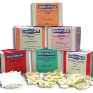Techno-Aide Latex-Free Non-Sterile Probe Covers, 3 Bags of 75