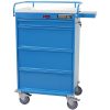 Harloff Value Medication Cart, 150 Cards with Basic Electronic Pushbutton Lock - Standard Package