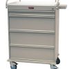 Harloff Value Punch Card Medication Cart, Pull Out Shelf and Adjustable Punch Card Row Dividers with Key Lock - 480 Cards