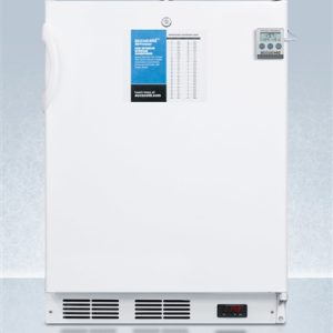 AccuCold 3.2 cu ft Manual Defrost Freezer w/ Lock and Thermometer (Temperature Range: -12°C to -25°C)