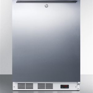 Accucold VT65MLSSHHADA 3.5 cu ft ADA Compliant All-Freezer w/ Stainless Steel Door & Horizontal Handle (Temperature Range: -12єC to -25єC)