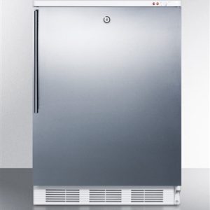 Accucold VT65MLSSHV 3.5 cu ft ADA Compliant All-Freezer w/ Stainless Steel Door & Vertical Handle (Temperature Range: -12єC to -25єC)